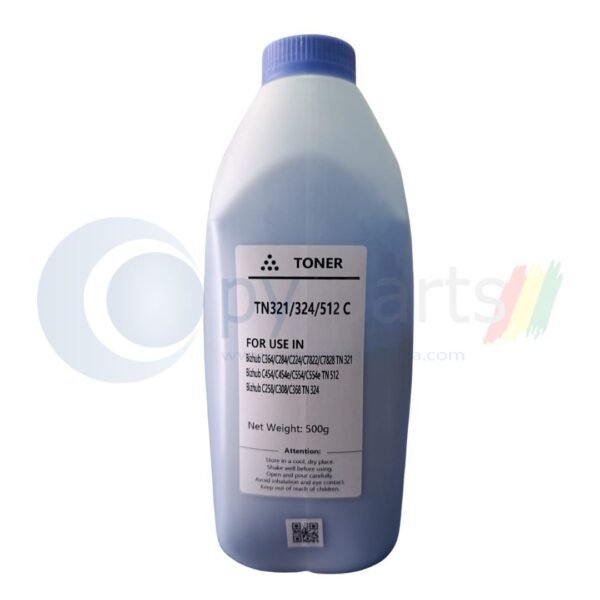 Tóner refill Cyan 500gr Bizhub C220/C224/C308/C454/C227/C458