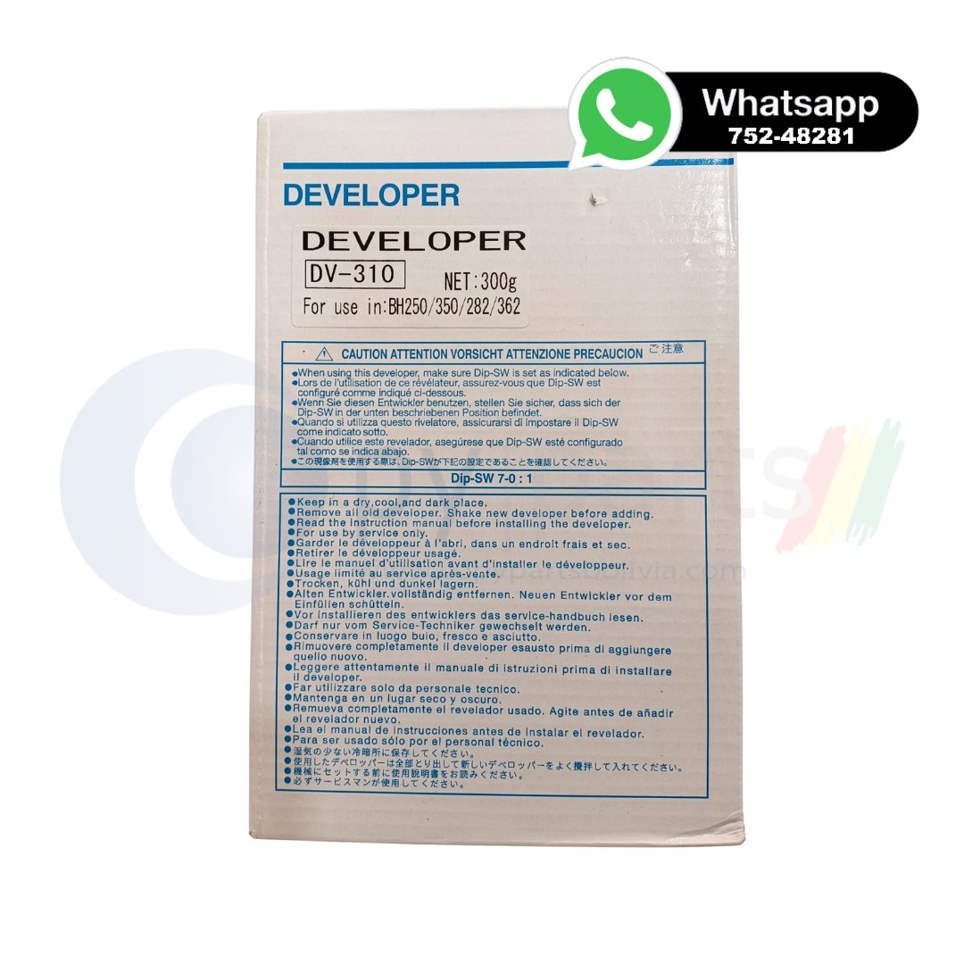 Revelador BH 200/250/350/222/282/362 DV310