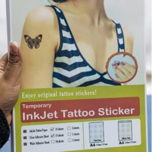 Papel para Tatuajes Temporales A4 (InkJet) - Paquete de 10 Hojas