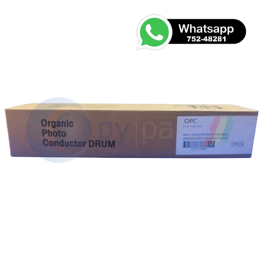 Cilindro Tambor OPC Compatible Ricoh MP 4000 4001 5001 5002 y Aficio 1035 2035 3035 3045
